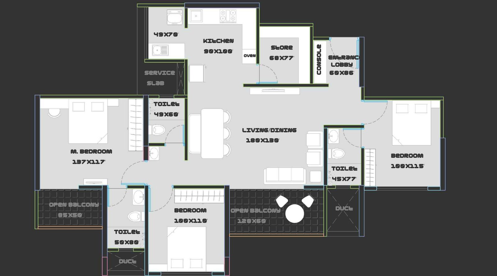 Legacy-Kairos-Floor-Plan-3-BHK-Grand-1141-sqft