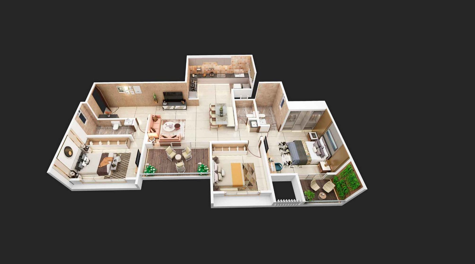Legacy-Kairos-Floor-Plan-3-BHK-Royal