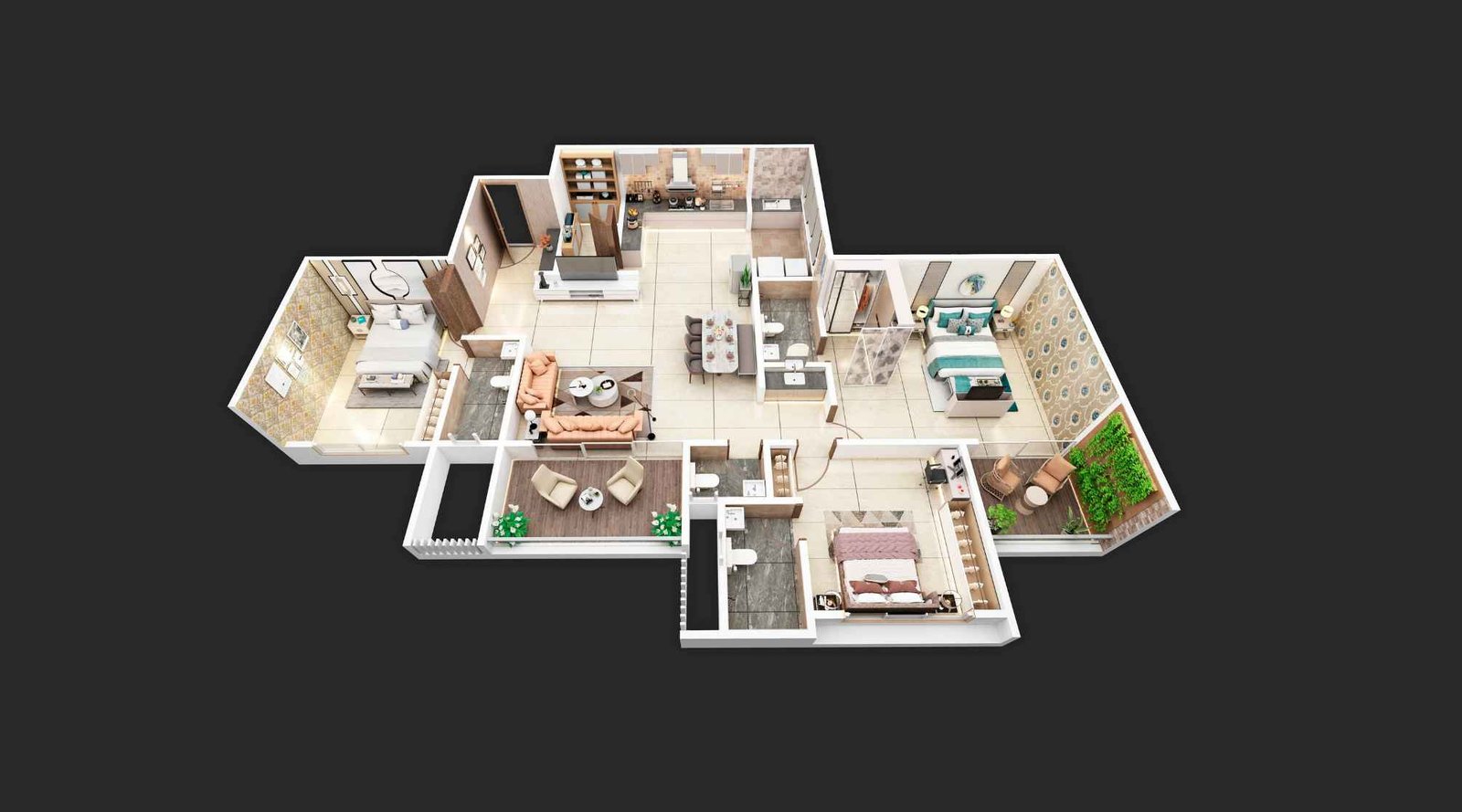 Legacy-Kairos-Floor-Plan-3-BHK-Supreme